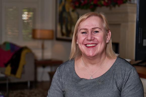 Carer woman smiling- Roscommon Dementia Alliance