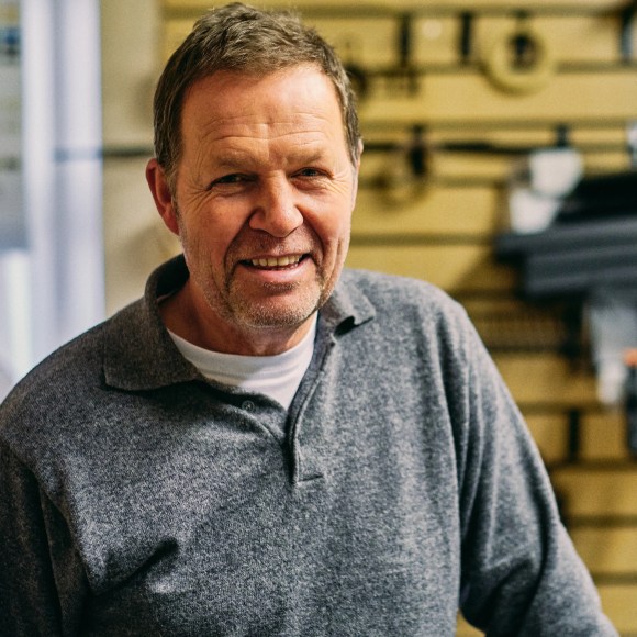 Man in workshop smiling Roscommon Dementia Alliance